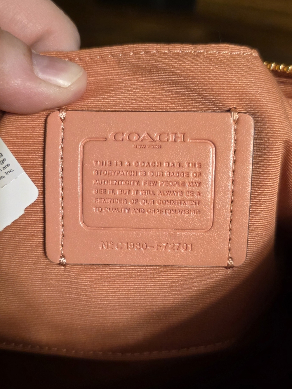Coach NWT Python Embossed Small Mia Shoulder Or Crossbody Bag - Picture 7 of 10